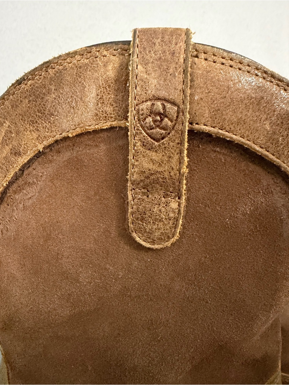Ariat Maggie J Toe Women's Size 8.5 Sassy Brown Leather Western Boots Cowboy - Picture 3 of 11